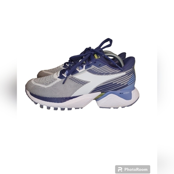 DIADORA BLUESHIELD MYTHOS VIGORE SNEAKERS. SIZE 8.5 WOMEN'S. "NO INSOLES".... - Picture 2 of 8